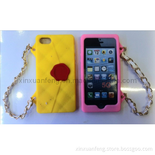 Hand Bag Silicon Case for iPhone 5 (XF-C5-010)